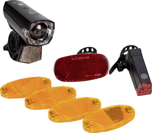 Reflektor 85345 LED batteriebetrieben Schwarz