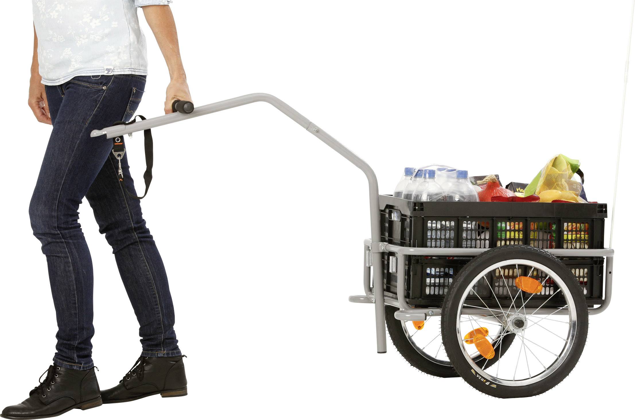 FISCHER FAHRRAD Profi Plus III 86389 Lasten Fahrradanhänger