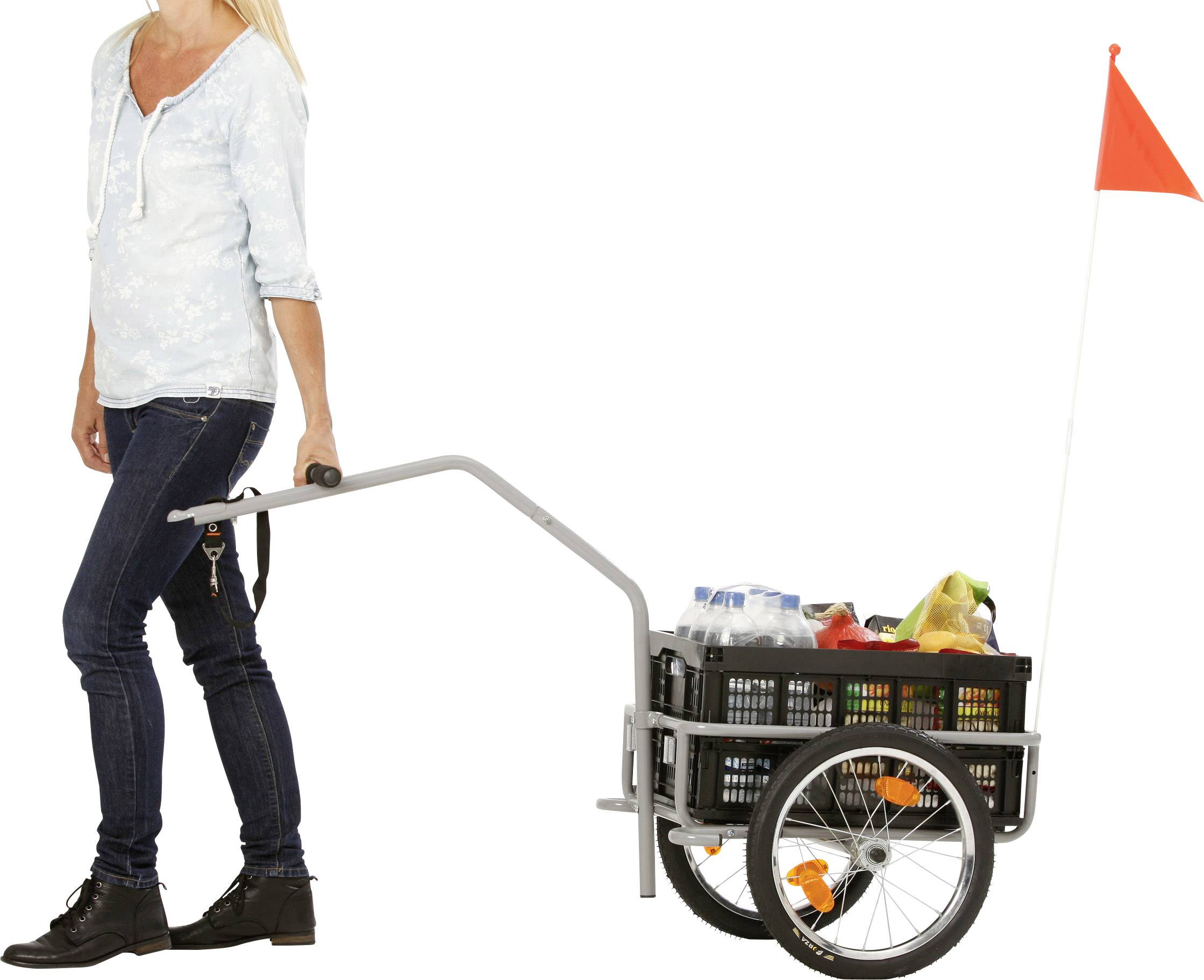 FISCHER FAHRRAD Profi Plus III 86389 Lasten Fahrradanhänger