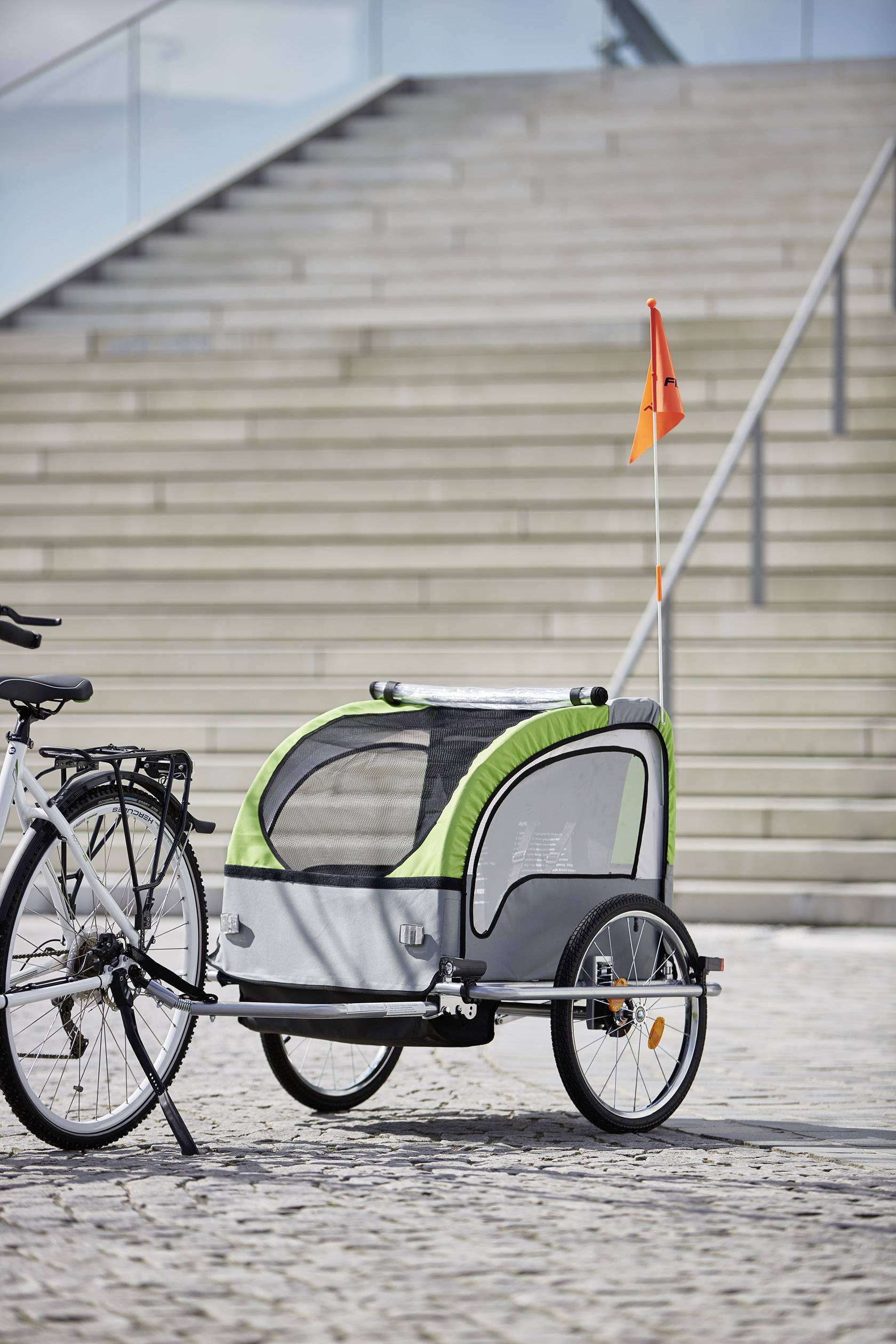 FISCHER FAHRRAD 86388 86388 Kinder Fahrradanhänger