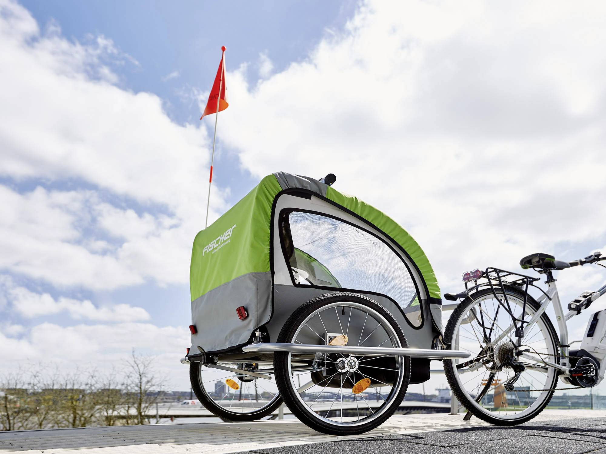 FISCHER FAHRRAD 86388 86388 Kinder Fahrradanhänger