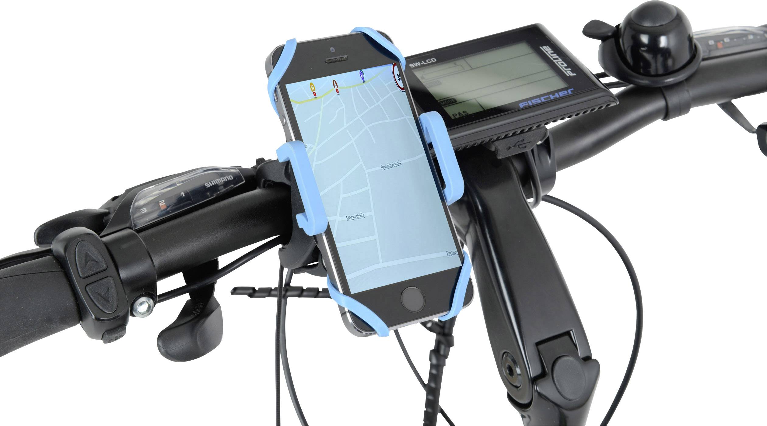 fischer fahrrad multimedia smartphone halterung