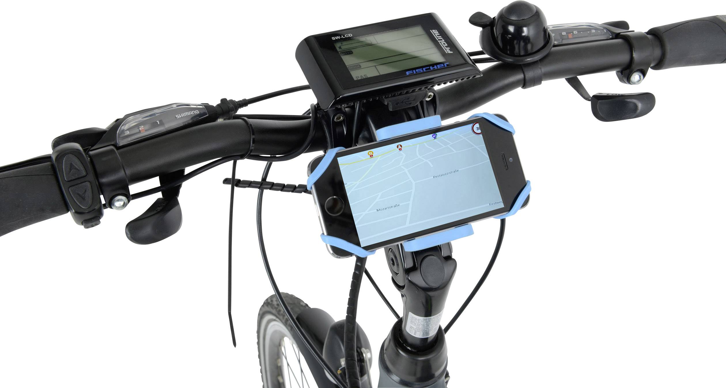 FISCHER FAHRRAD 50324 Handyhalterung Fahrrad Breite (max.): 100mm