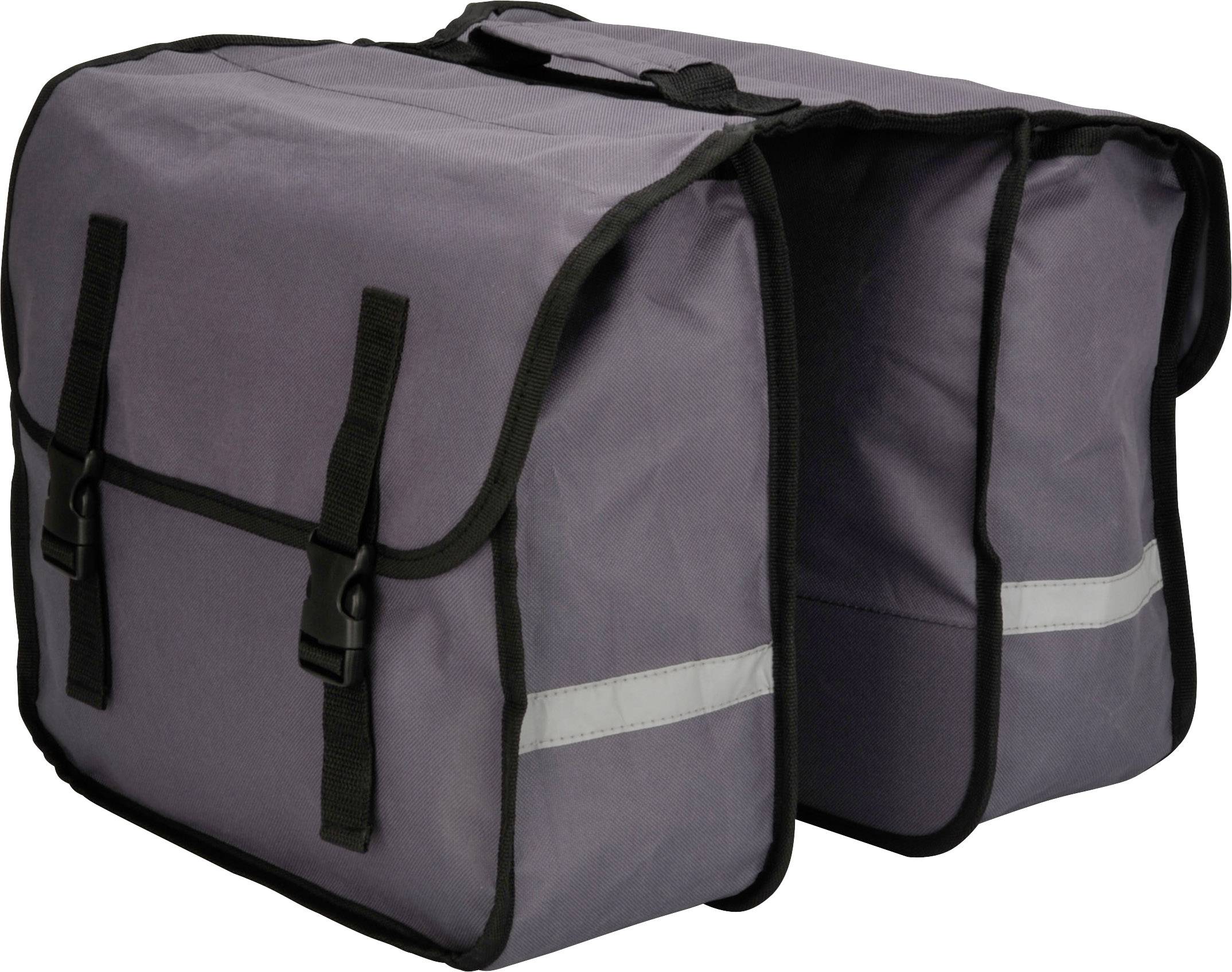 FISCHER FAHRRAD 50322 Gepäckträgertasche Grau