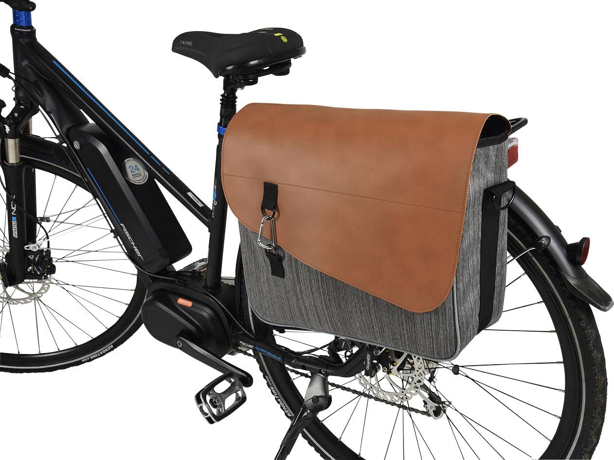 FISCHER FAHRRAD 86281 Gepäckträgertasche Braun