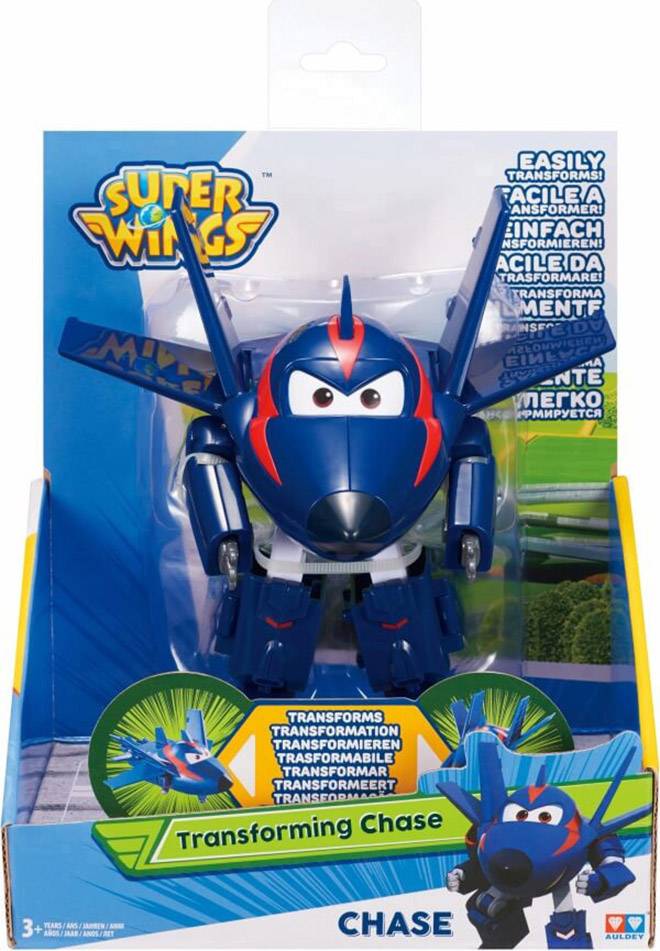 Auldey Super Wings Transform-a-Bots Agent Chace EU720023