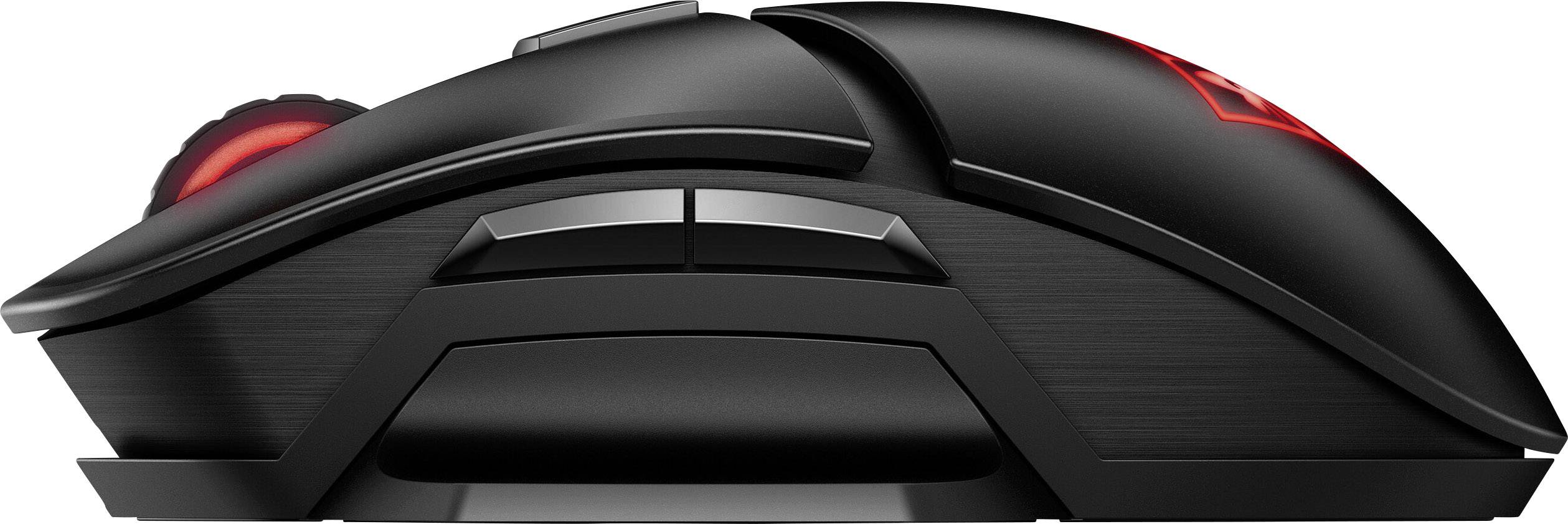 Omen Photon Gaming-Maus Funk Optisch Schwarz 6 Tasten 1200 dpi Ergonomisch, Wireless Charging, Wiederaufladbar