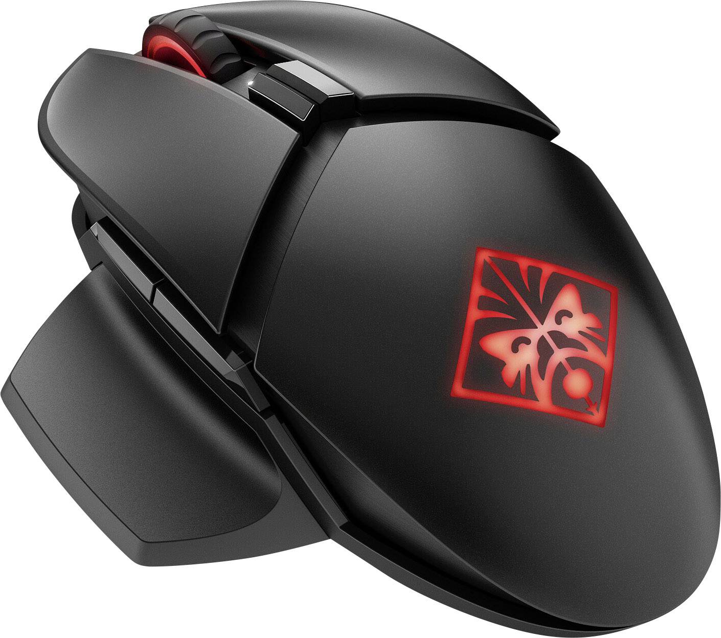 Omen Photon Gaming-Maus Funk Optisch Schwarz 6 Tasten 1200 dpi Ergonomisch, Wireless Charging, Wiederaufladbar