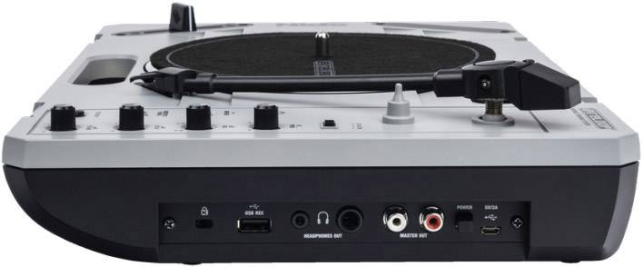 Reloop Spin USB-Plattenspieler Riemenantrieb Grau, Schwarz
