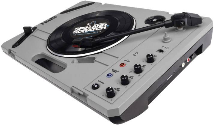 Reloop Spin USB-Plattenspieler Riemenantrieb Grau, Schwarz