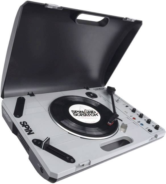 Reloop Spin USB-Plattenspieler Riemenantrieb Grau, Schwarz