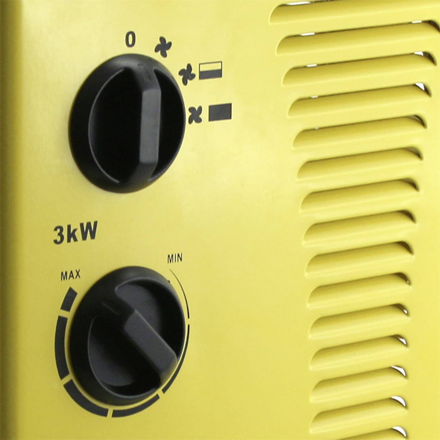 EMERIO FH-110705 Keramik-Heizlüfter 20m² Gelb, Schwarz