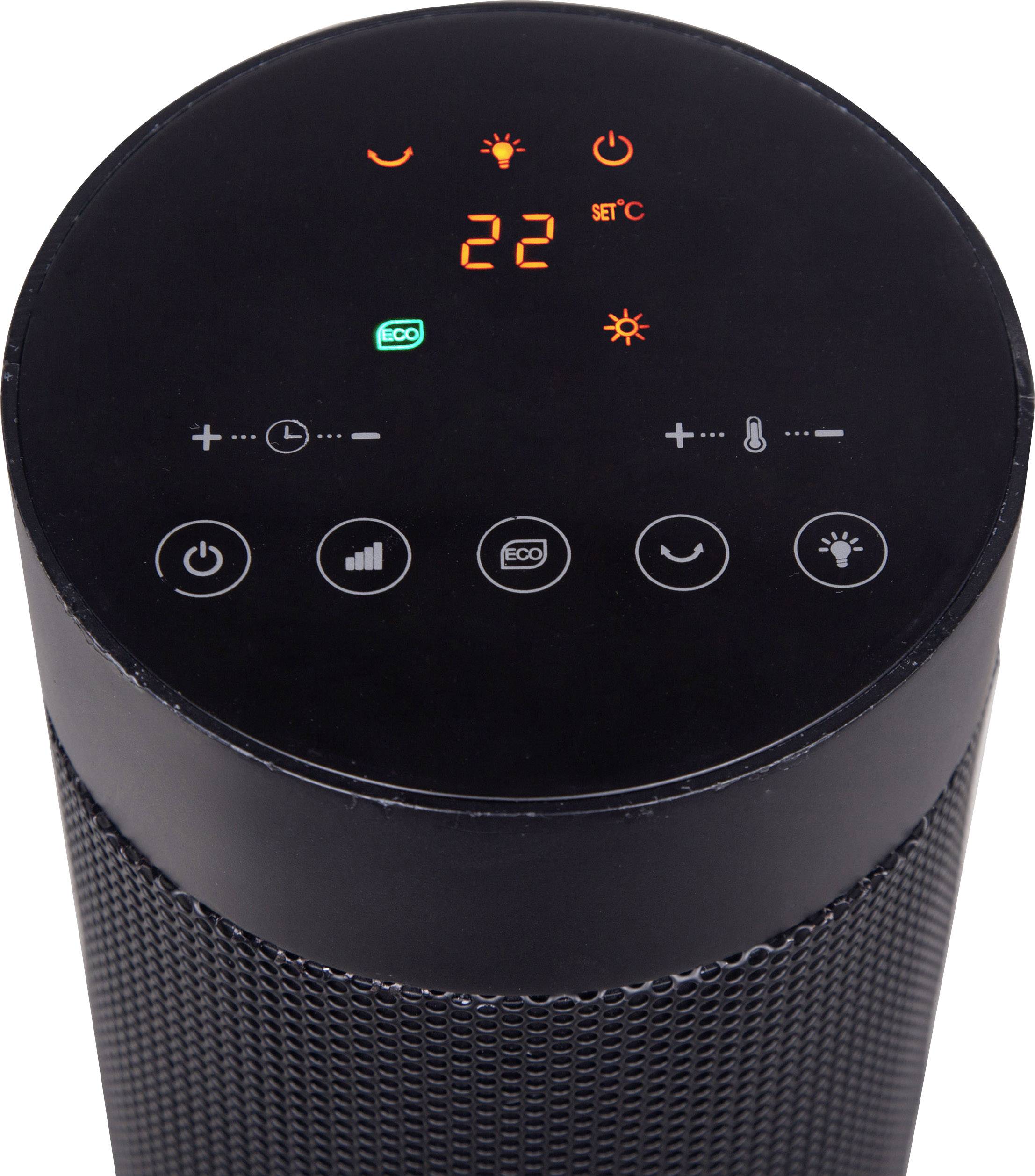 Mo-el FH-117208 Keramik-Heizlüfter Schwarz