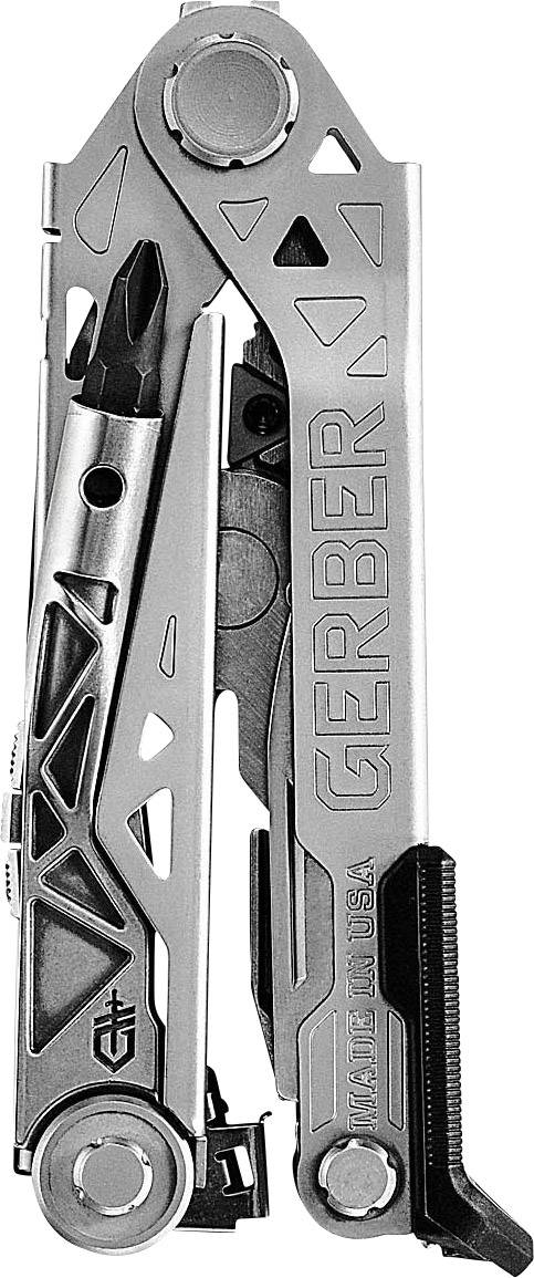 Gerber Center Drive Plus 30-001417 Multitool mit Bit-Set, mit Holster Anzahl Funktionen 16 Silber