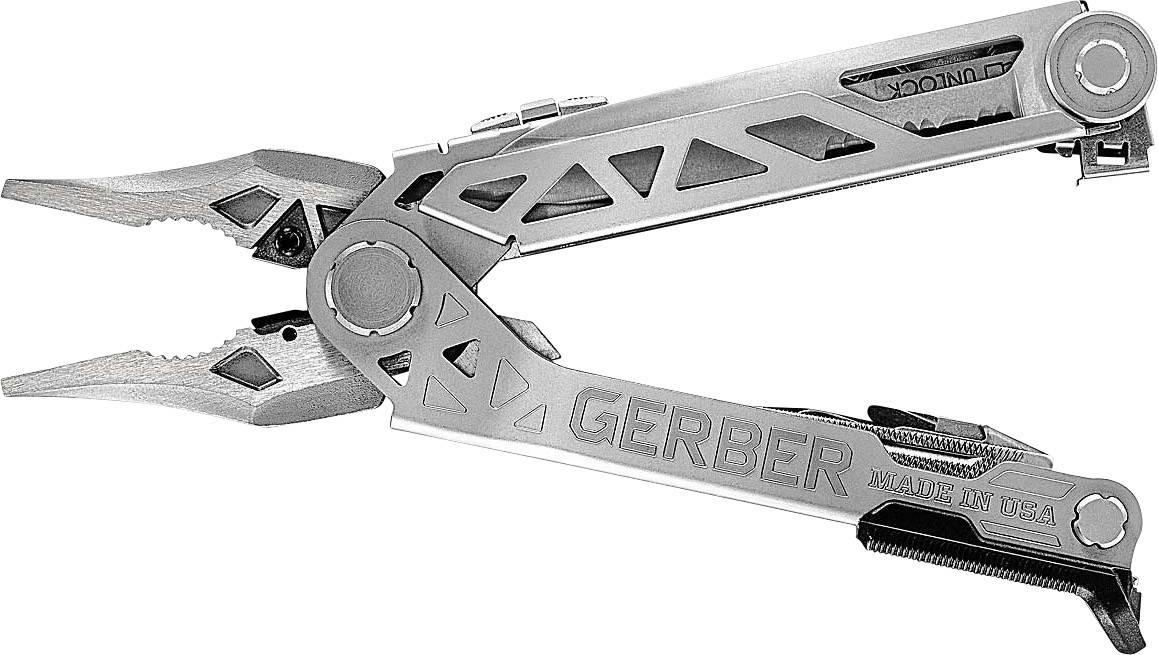Gerber Center Drive Plus 30-001417 Multitool mit Bit-Set, mit Holster Anzahl Funktionen 16 Silber