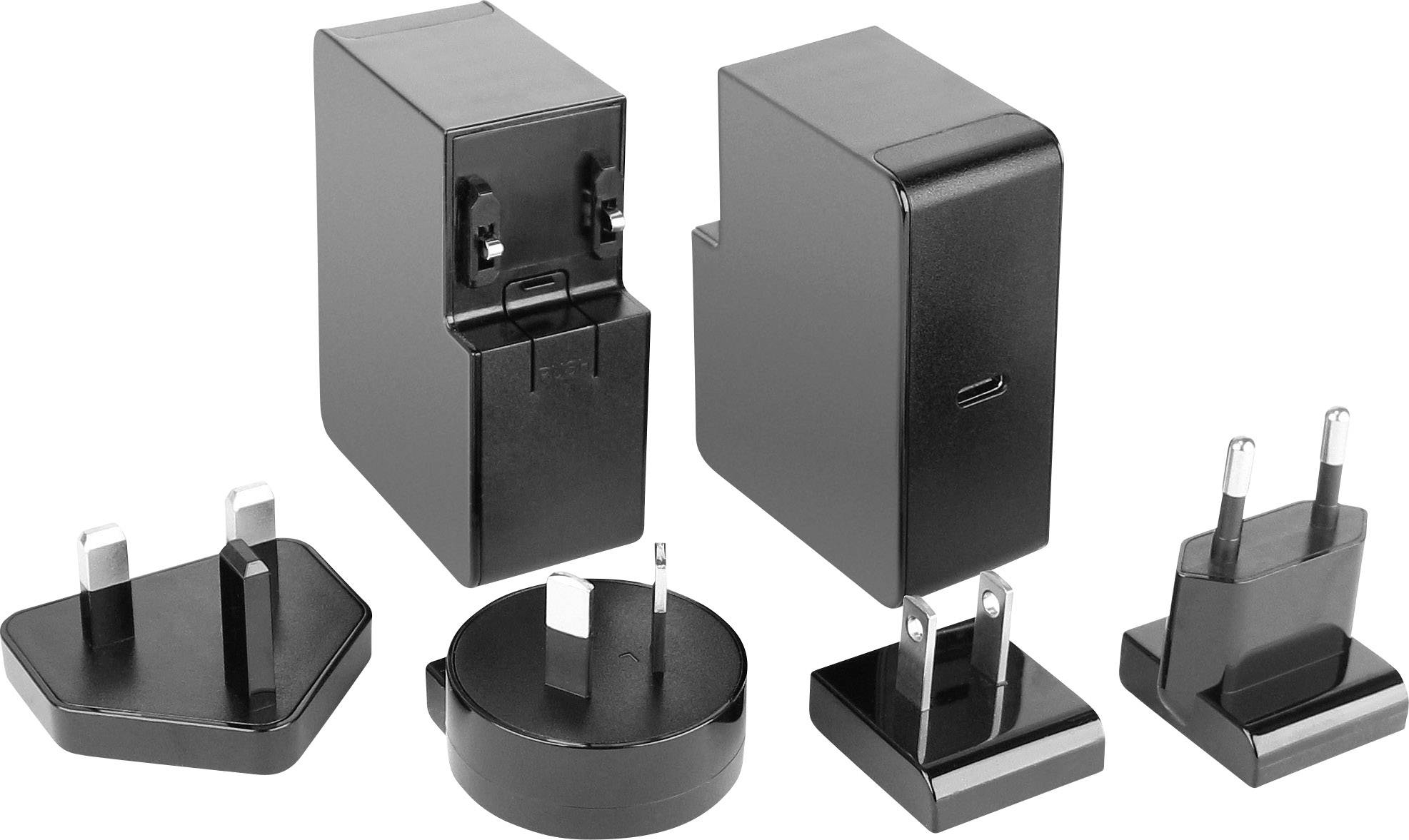 HN Power HNP45I-CPD Steckernetzteil, einstellbar 5 V, 9 V, 15 V, 20 V 3.0 A 45 W