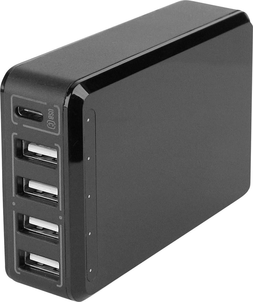 HN Power HNP40-C4USB Steckernetzteil, Festspannung 5V 8.0A 40W