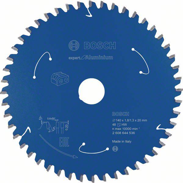 Bosch Accessories 2608644536 Kreissägeblatt 140 x 20mm Zähneanzahl 