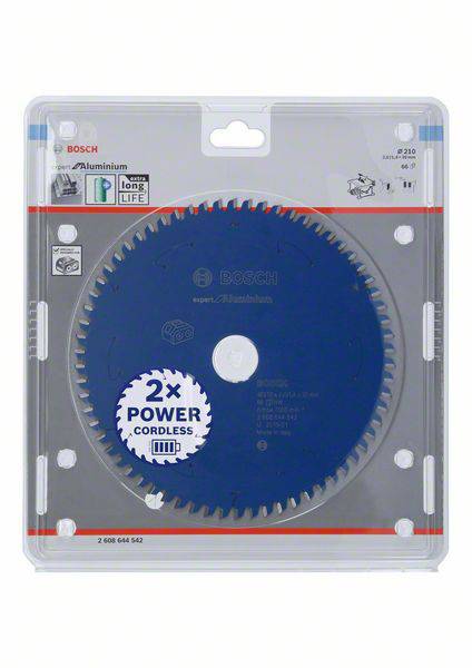 Bosch Accessories 2608644542 Kreissägeblatt 210 x 30 mm Zähneanzahl: 66 1 St.