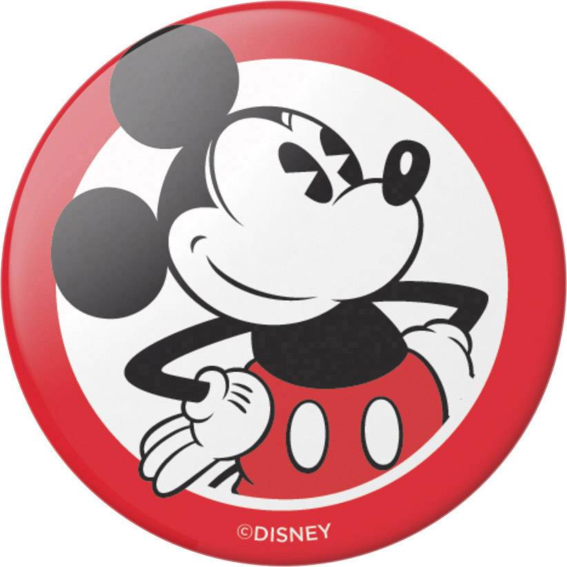 POPSOCKETS PopGrip Mickey Handy Ständer Schwarz, Weiß, Rot
