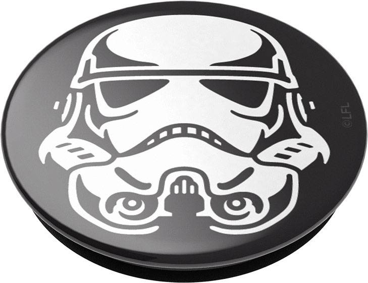 POPSOCKETS Stormtrooper Handy Ständer Schwarz, Weiß