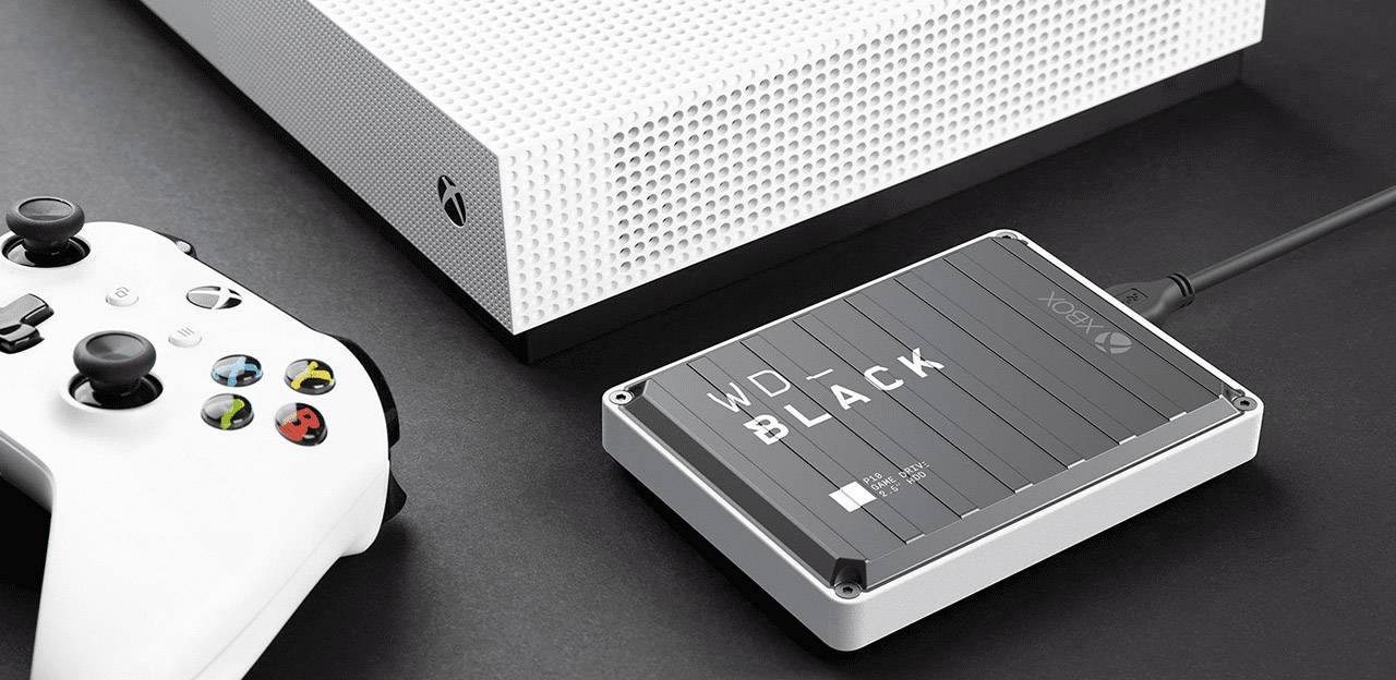 WD Black P10 Game Drive for Xbox One 5TB Externe Festplatte 6.35cm (2.5 Zoll) USB-A (USB 3.2 Gen 1) Schwarz WDBA5G0050BBK-WESN