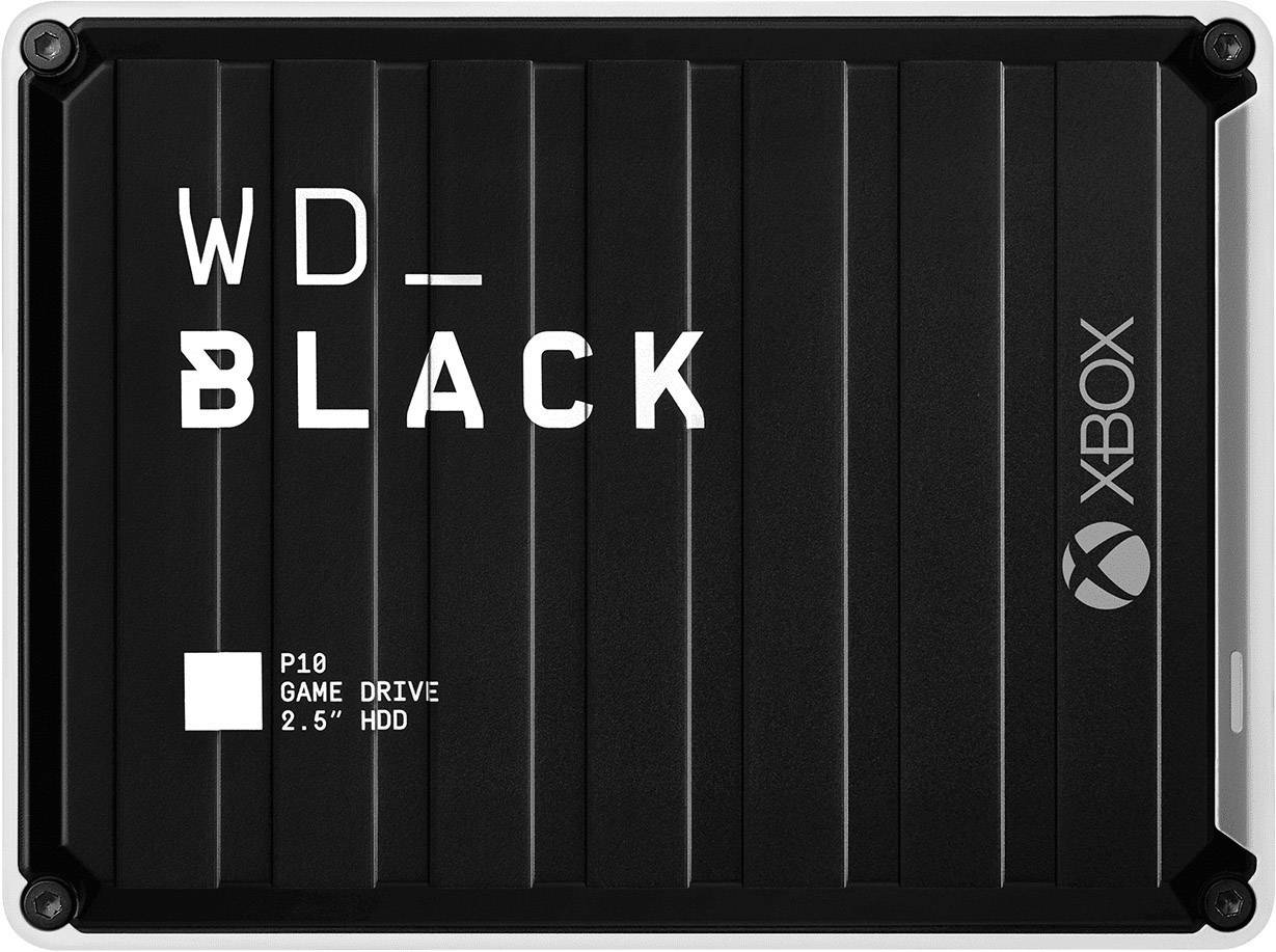 WD Black P10 Game Drive for Xbox One 5TB Externe Festplatte 6.35cm (2.5 Zoll) USB-A (USB 3.2 Gen 1) Schwarz WDBA5G0050BBK-WESN