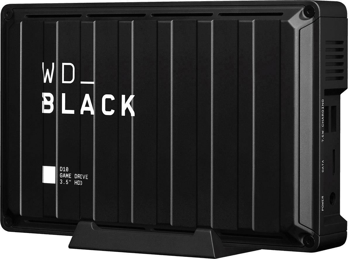 WD Black D10 Game Drive 8 TB Externe Festplatte 8.9 cm (3.5 Zoll) USB-A (USB 3.2 Gen 1) Schwarz WDBA3P0080HBK-EESN