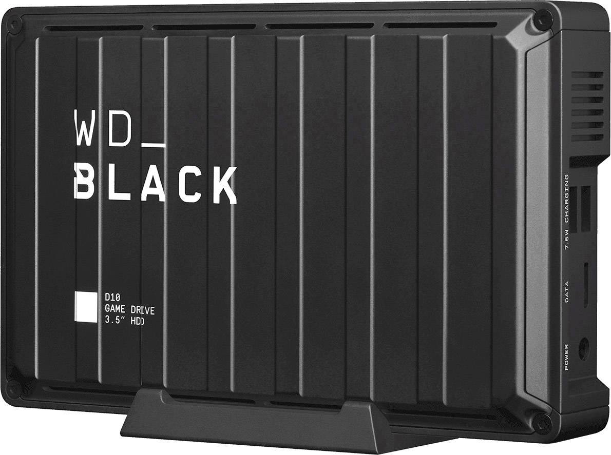 WD Black D10 Game Drive 8 TB Externe Festplatte 8.9 cm (3.5 Zoll) USB-A (USB 3.2 Gen 1) Schwarz WDBA3P0080HBK-EESN