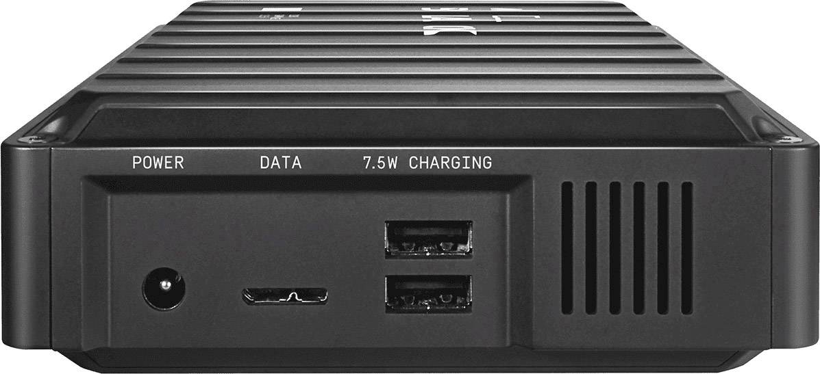 WD Black D10 Game Drive 8 TB Externe Festplatte 8.9 cm (3.5 Zoll) USB-A (USB 3.2 Gen 1) Schwarz WDBA3P0080HBK-EESN