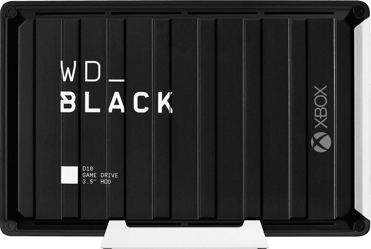 WD Black D10 Game Drive for Xbox One 12TB Externe Festplatte 8.9cm (3.5 Zoll) USB-A (USB 3.2 Gen 1) Schwarz WDBA5E0120HBK-EESN