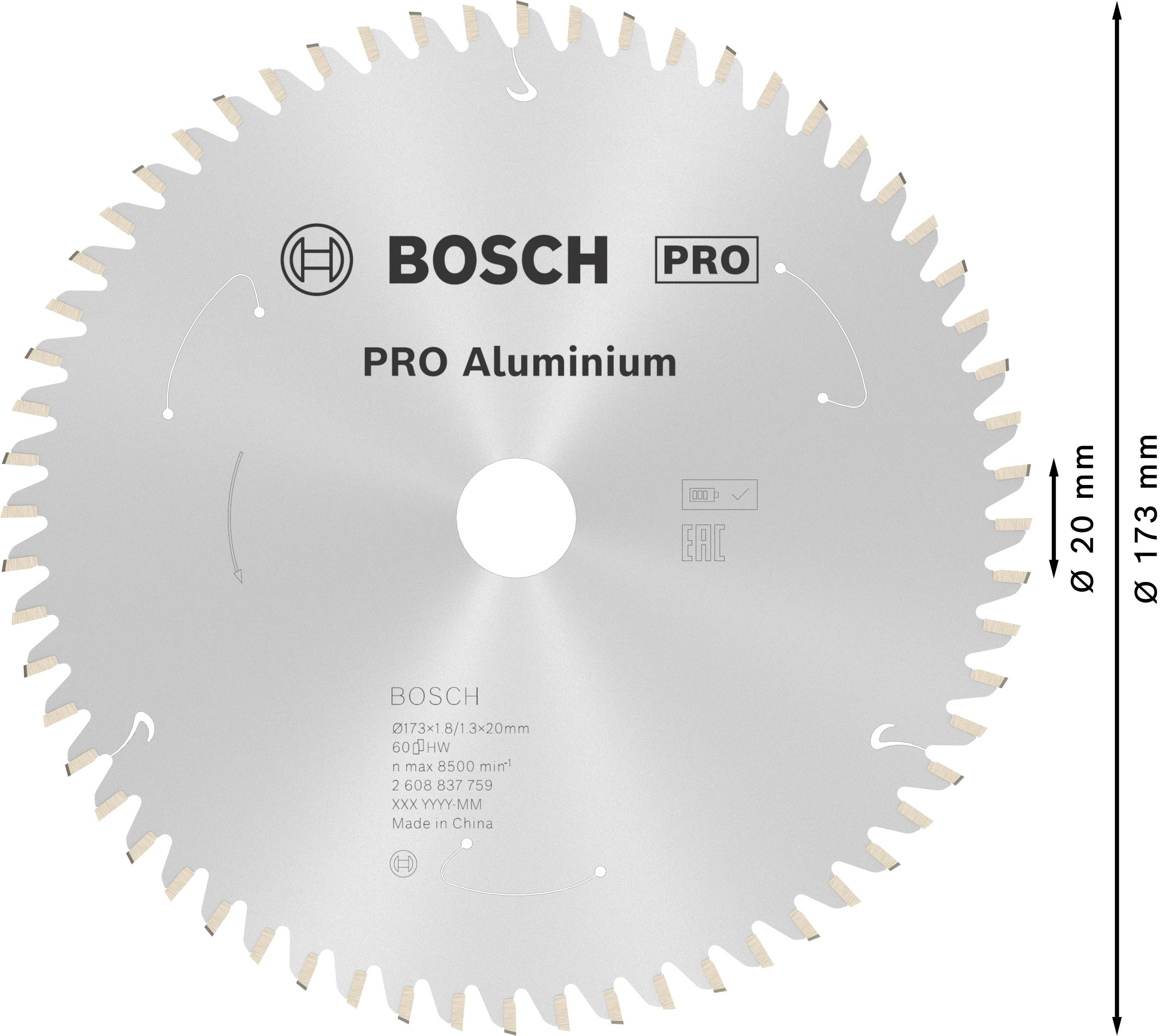 Bosch Accessories 2608837759 Kreissägeblatt Zähneanzahl: 60 1 St.