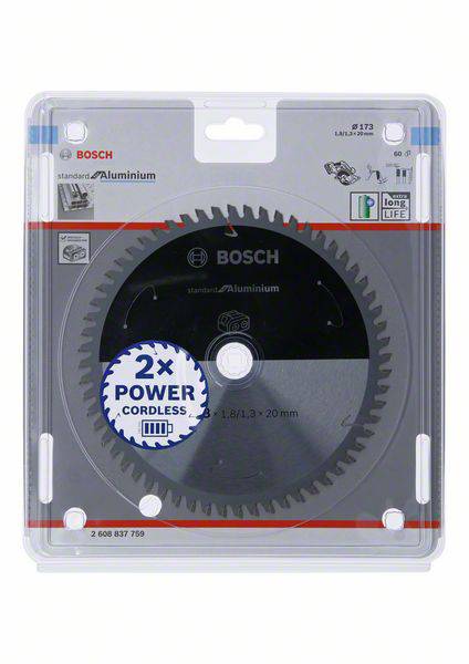 Bosch Accessories 2608837759 Kreissägeblatt Zähneanzahl: 60 1St.
