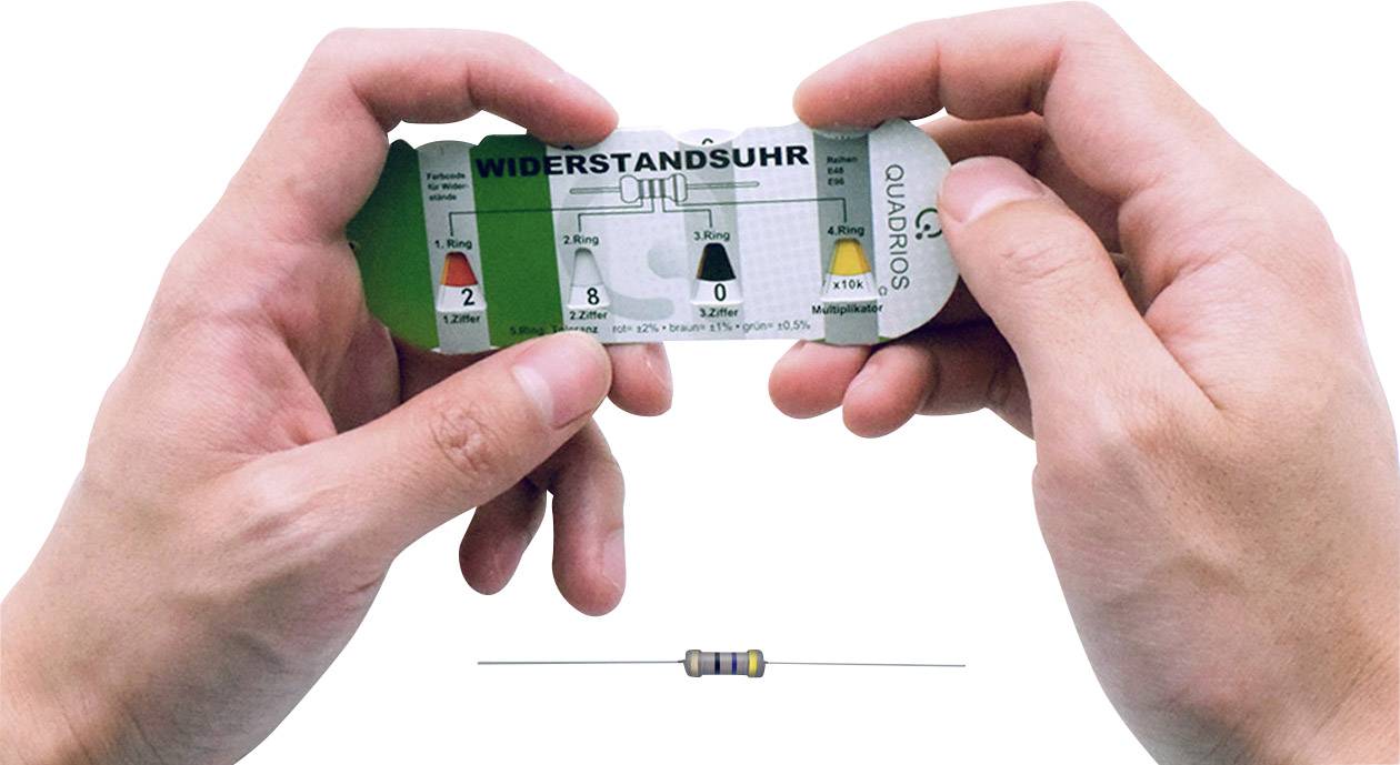 Quadrios 1810P018 Kohleschicht-Widerstand Sortiment axial bedrahtet 0207 0.5W 5% 1000 Teile