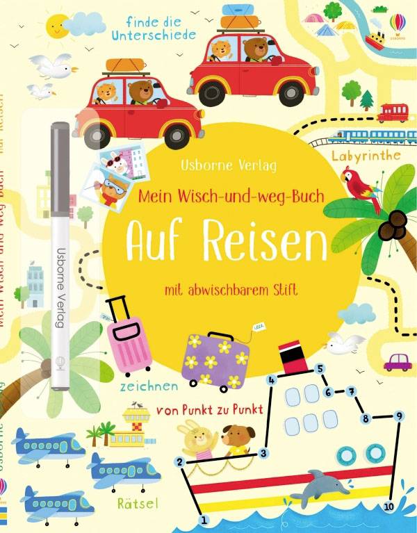 Mein Wisch-und-weg-Buch: Auf Reisen 081 1 St.