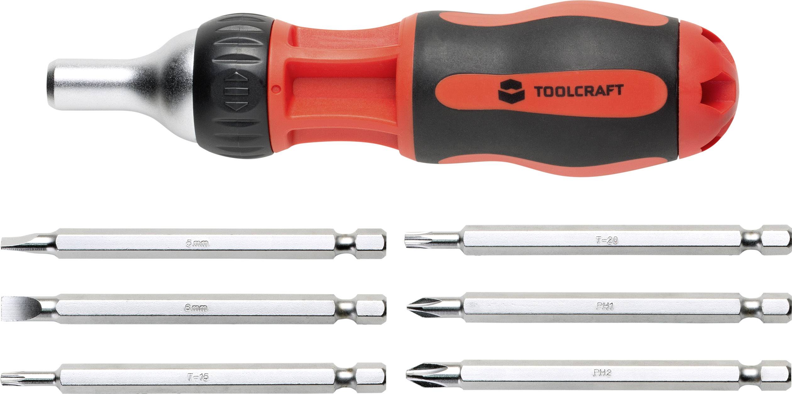 TOOLCRAFT TO-6485832 Elektronik- u. Feinmechanik, Werkstatt Bit-Set 1/4" (6.3 mm) 89mm