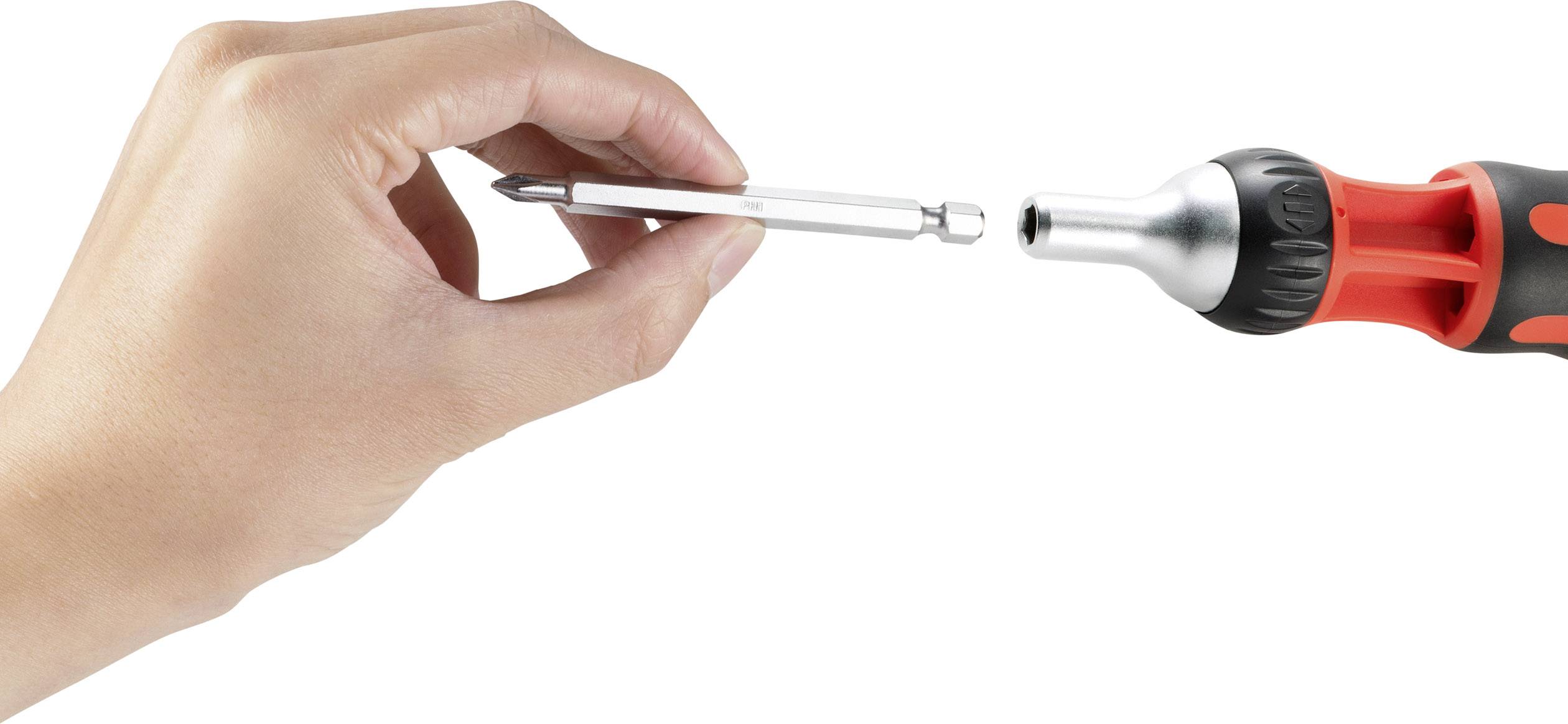 TOOLCRAFT TO-6485832 Elektronik- u. Feinmechanik, Werkstatt Bit-Set 1/4" (6.3 mm) 89mm