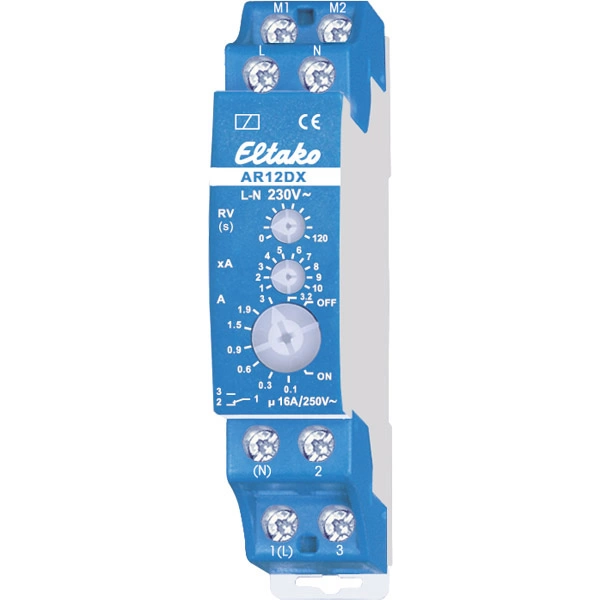 Eltako AR12DX-230V Zeitrelais Nennspannung: 230 V/AC Schaltstrom (max.): 16A 1 Wechsler 1St. Eltako AR12DX-230V Zeitrelais Nennspannung: 230 V/AC Schaltstrom (max.): 16A 1 Wechsler 1St.
