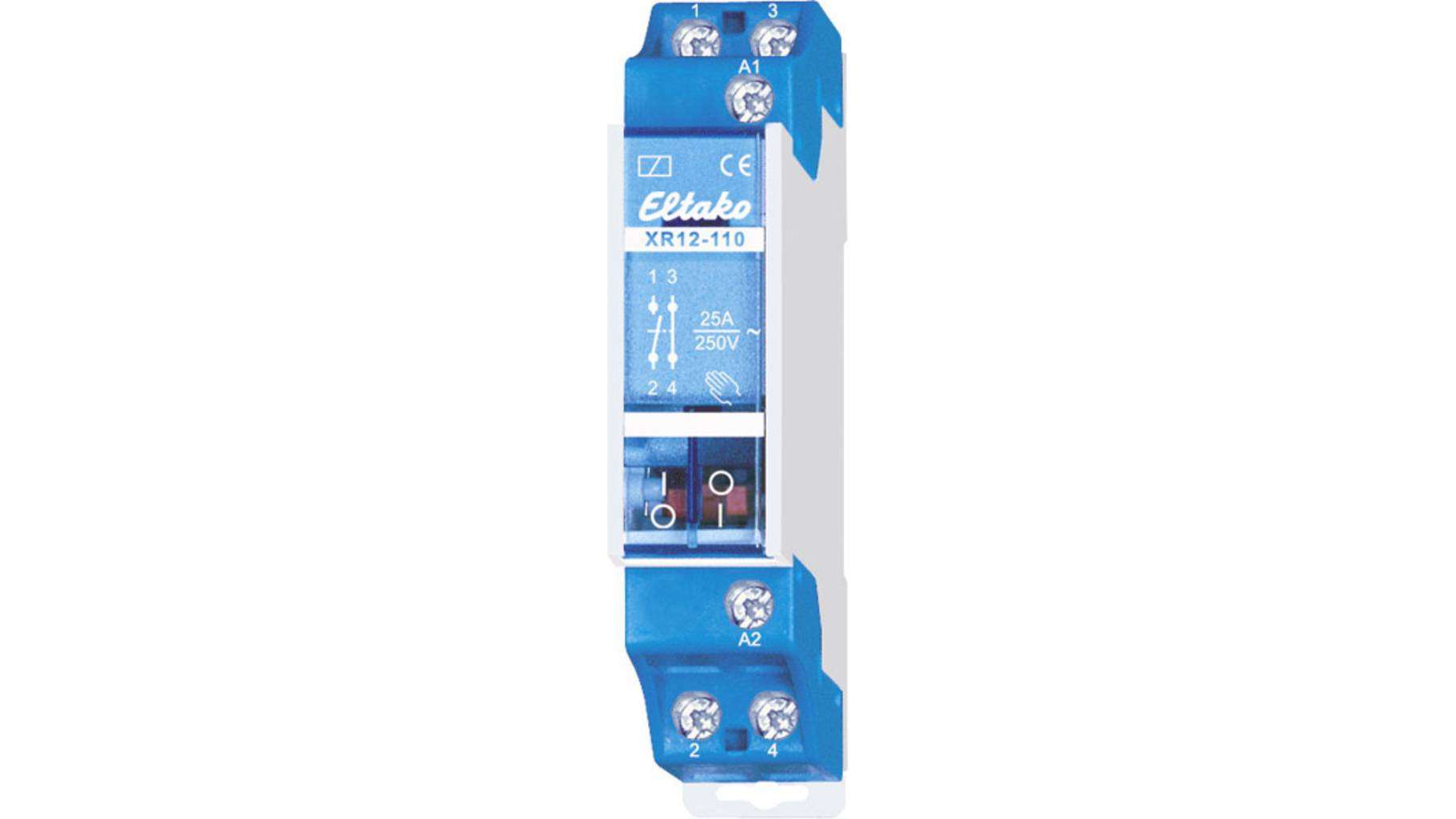 Eltako | XR12-110-230V | Contattore di installazione 1 NO / 1 NC XR12-110- 230V | 22110930 | Contattore impianti per installazione Eltako | XR12-110-230V | Contattore di installazione 1 NO / 1 NC XR12-110- 230V | 22110930 | Contattore impianti per installazione