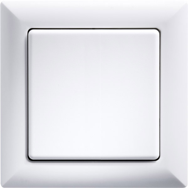 Eltako 1fach Rahmen Weiß (glänzend) 30000185