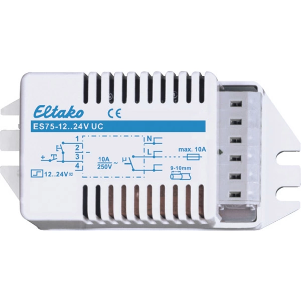 Eltako Stromstoß-Schalter Festeinbau ES75-12..24V UC 1 Schließer 230V 10A 500W 1St. Eltako Stromstoß-Schalter Festeinbau ES75-12..24V UC 1 Schließer 230V 10A 500W 1St.