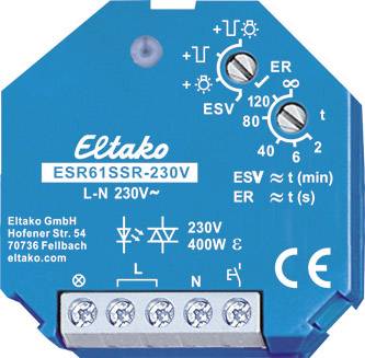 Eltako Stromstoß-Schalter Unterputz ESR61SSR-230V 1 Schließer 230V 2A 400W 1St.