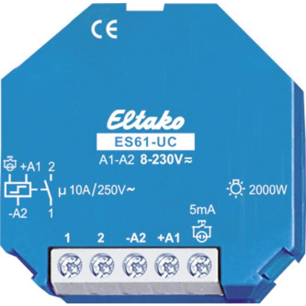 Eltako Stromstoß-Schalter Unterputz ES61-UC 1 Schließer 230V 4A 2000W 1St. Eltako Stromstoß-Schalter Unterputz ES61-UC 1 Schließer 230V 4A 2000W 1St.