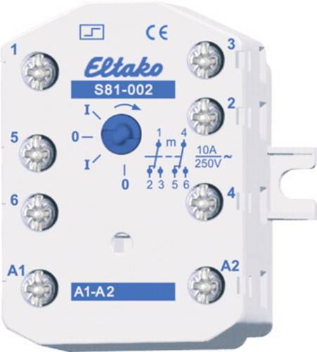 Eltako Stromstoß-Schalter Unterputz S81-002-230V 2 Wechsler 230V 10A 2300W 1St.