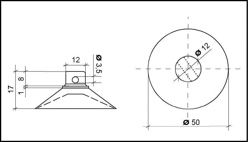 Kash Saugnapf 11S053 Klar, Transparent 1 St.