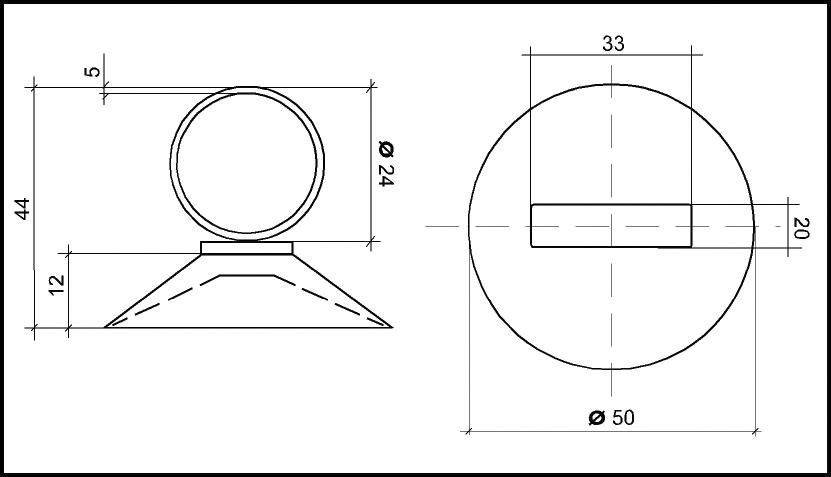 Kash Saugnapf 11S049 Klar, Transparent