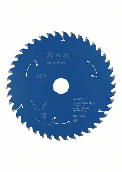 Bosch Accessories 2608644500 Kreissägeblatt 140 x 20 mm Zähneanzahl: 42 1 St.
