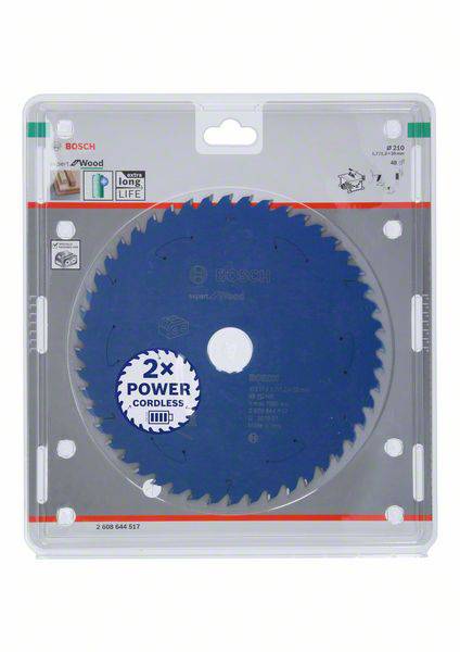 Bosch Accessories 2608644517 Kreissägeblatt 210 x 30 mm Zähneanzahl: 48 1 St.