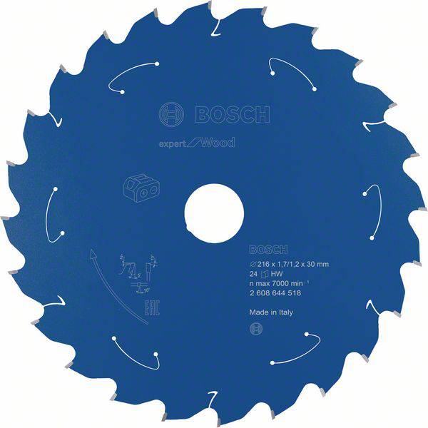 Bosch Accessories 2608644518 Kreissägeblatt 216 x 30mm Zähneanzahl: 24 1St.