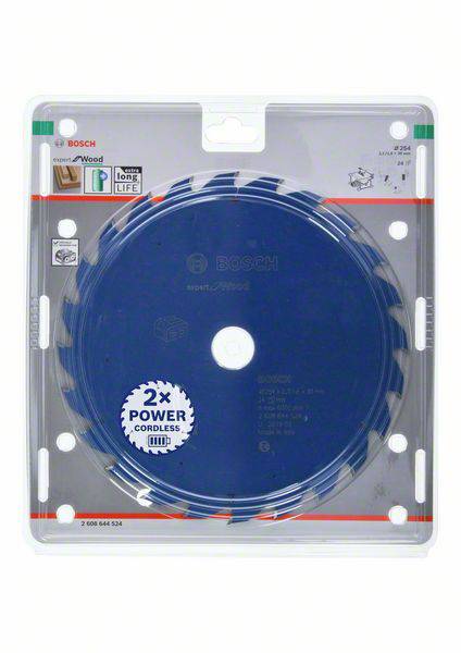 Bosch Accessories 2608644524 Kreissägeblatt 254 x 30 mm Zähneanzahl: 24 1 St.